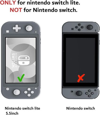 [2 Pack] Screen Protector for Nintendo Switch Lite,Tempered Glass Compatible with Nintendo Switch Lite 5.5-inch 2019 in Kuwait