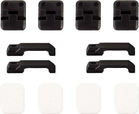 RC Car Door Handles, RC Car Door Hinge, RC Car Door Hinge & Door Handle for Traxxas TRX-4 1/10 RC Crawler (Black) in Kuwait