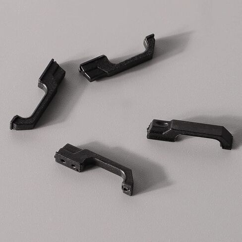 RC Car Door Handles, RC Car Door Hinge, RC Car Door Hinge & Door Handle for Traxxas TRX-4 1/10 RC Crawler (Black) in Kuwait