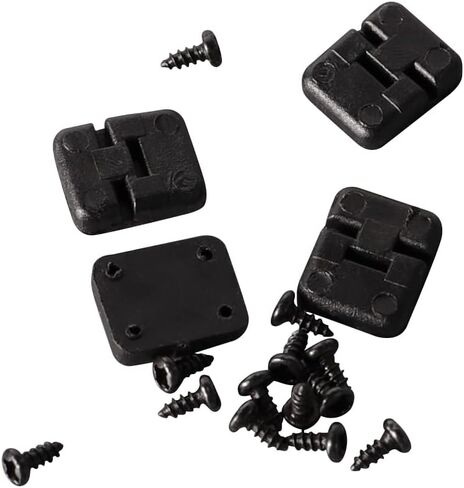 RC Car Door Handles, RC Car Door Hinge, RC Car Door Hinge & Door Handle for Traxxas TRX-4 1/10 RC Crawler (Black) in Kuwait