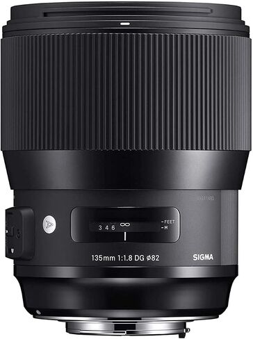 عدسة سيجما 135 ملم F1.8 DG HSM Art لكاميرات Canon (240954) مع ملحقات متقدمة وحزمة سفر | عدسة كانون 135 ملم in Saudi Arabia