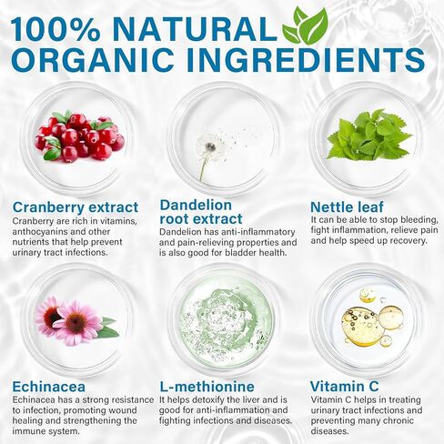 قطرات علاج التهاب المسالك البولية للحيوانات الأليفة، دواء التهاب المسالك البولية للقطط، علاج التهاب المسالك البولية للكلاب لصحة الكلى، تركيبة طبيعية لمنع حصوات الكلى وسلس البول، دعم التحكم في المثانة للكلاب والقطط 60 مل in Kuwait