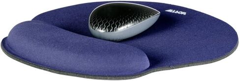 لوحة ماوس Allsop 30206 Mousepad Pro من الإسفنج الذكي مع مسند للمعصم، 9 × 10 × 1، أزرق in Kuwait