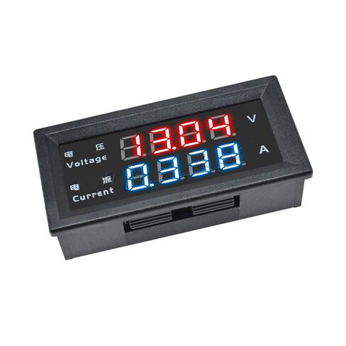 1 Pcs 0.28" Digital Voltmeter Ammeter DC 0-100V 10A Voltage Current Meter Gauge 4-Digit LED Display in Kuwait