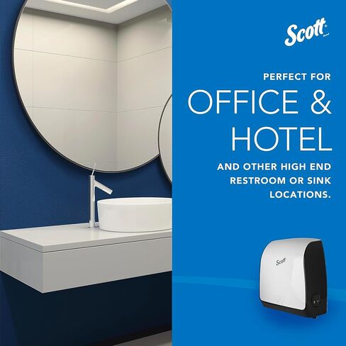 نظام توزيع المناشف الورقية الأوتوماتيكي من Scott Kimberly-Clark Pro (34349)، لمناشف Blue Core Scott® Pro Roll، أبيض، 1 / ​​علبة، 12.66 بوصة × 16.44 بوصة × 9.18 بوصة in Saudi Arabia