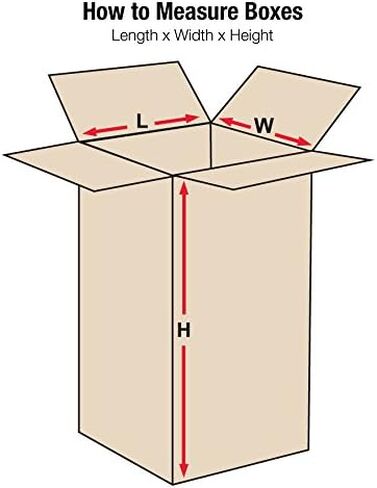 AVIDITI 8x8x40 Tall Corrugated Boxes, Tall, 8L x 8W x 40H, Pack of 20 | Shipping, Packaging, Moving, Storage Box for Home or Business, Strong Wholesale Bulk Boxes in Saudi Arabia