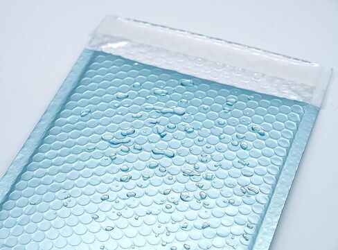 ProLine Matte Metallic Ice Blue Bubble Padded Mailers 8.5x12 Inch Self Seal Padded Envelopes (10) in Saudi Arabia