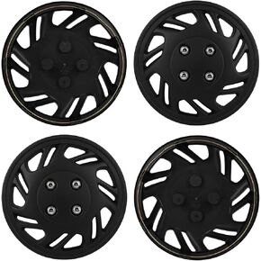 ECCPP 4PCS Premium 14 "RIM RIM COVER HUBCAPS خالية من التآكل ومتين-درجة الحرارة الكاملة والمقاومة للأثر-استبدال OEM in Kuwait