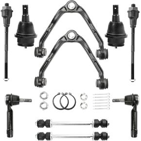 Motorman 10pcs Front Suspension Kit (2) K80942+(2) K6541+(2) K8987(interchange#K80631)+(2) ES3488+(2) ES3493 Upper Control Arm,Lower Ball Joint,Sway Bar Link,Inner&Outer Tie Rod End in Kuwait