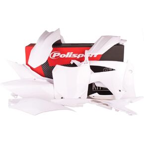 Polisport Complete Replica Plastic Kit White for Honda CRF450R 2013-2016 in Saudi Arabia