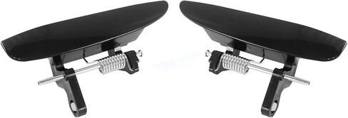 YHB Black Exterior Outside Door Handles fit for 1994-2001 Acura Integra Model GS-R/GS/LS/Type R Repair Drivers & Passengers Side Door Levers Only in Kuwait