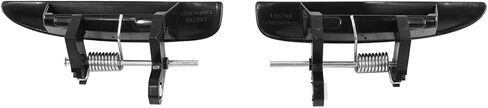 YHB Black Exterior Outside Door Handles fit for 1994-2001 Acura Integra Model GS-R/GS/LS/Type R Repair Drivers & Passengers Side Door Levers Only in Kuwait