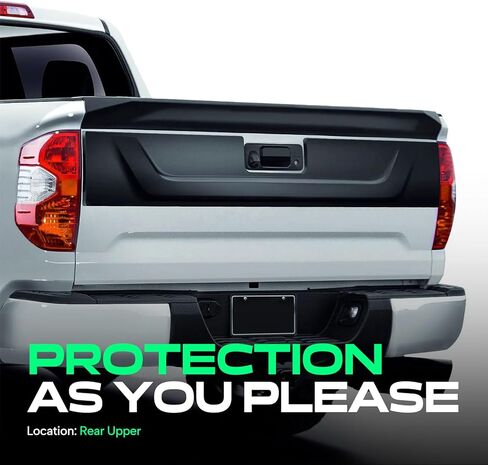 YHTAUTO Tailgate Molding Cap Fit for Toyota Tacoma 2016-2023| Textured Black Rear Upper Side Tailgate Top Cap Protector Molding Trim Cover in Saudi Arabia