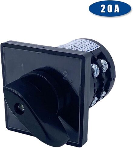اثنين من الموضع HZ5B-20/2 تغيير CAM ROTARY CAM 20A 2 أعمدة 8 محطات دائرة التحكم في الاتصال الفضية in Saudi Arabia