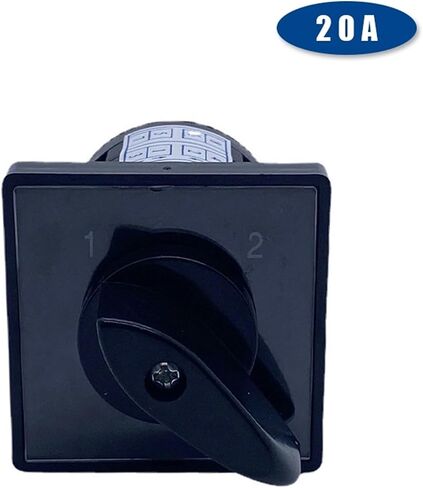 اثنين من الموضع HZ5B-20/2 تغيير CAM ROTARY CAM 20A 2 أعمدة 8 محطات دائرة التحكم في الاتصال الفضية in Saudi Arabia