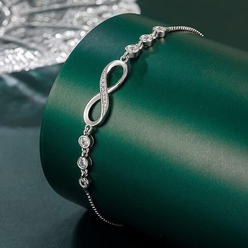 To My Daughter Bracelet From Dad And Mom With Heartfelt Message & Elegant Box, Valentines Day Gifts For Daughter, Bracelet Gift From Daddy Mommy On Birthday, Graduation, Wedding, Christmas in Saudi Arabia