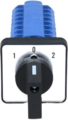 SZW26/LW26-20 3 Position 8 Phase 32 Terminals 20A Silver Contact Universal Rotary Changeover Switch 64X64 48X48 mm Panel(1 0 2 Panel 48X48mm) in Saudi Arabia
