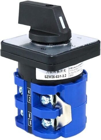 SZW26/LW26-63 63A 1-2-3 3 Position 2 Phase 8 Terminals Electrical Ganrator Universal Rotary Changeover Cam Switch in Saudi Arabia