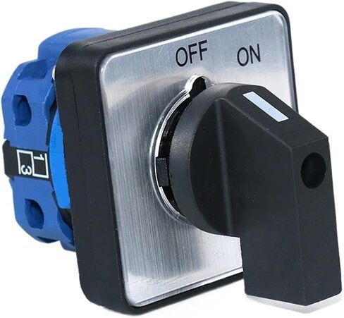 SZW26/LW26-20 20A 660V Off-ON One Pole Two Position 64X64 48X48 mm Panel Rotary Universal Changeover Cam Switch(C02.1 Off ON 64X64mm) in Saudi Arabia