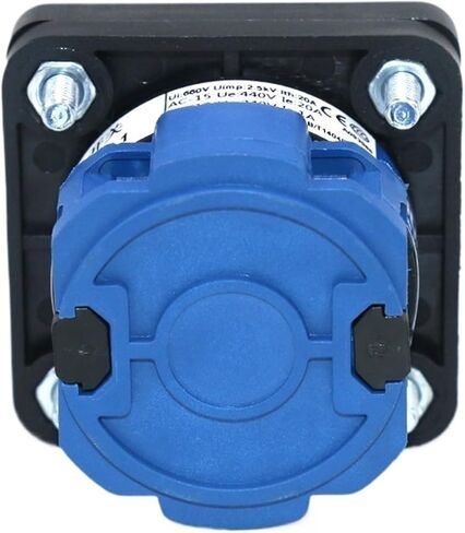 SZW26/LW26-20 20A 660V Off-ON One Pole Two Position 64X64 48X48 mm Panel Rotary Universal Changeover Cam Switch(C02.1 Off ON 64X64mm) in Saudi Arabia