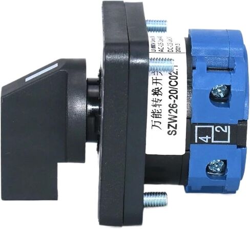 SZW26/LW26-20 20A 660V Off-ON One Pole Two Position 64X64 48X48 mm Panel Rotary Universal Changeover Cam Switch(C02.1 Off ON 64X64mm) in Saudi Arabia