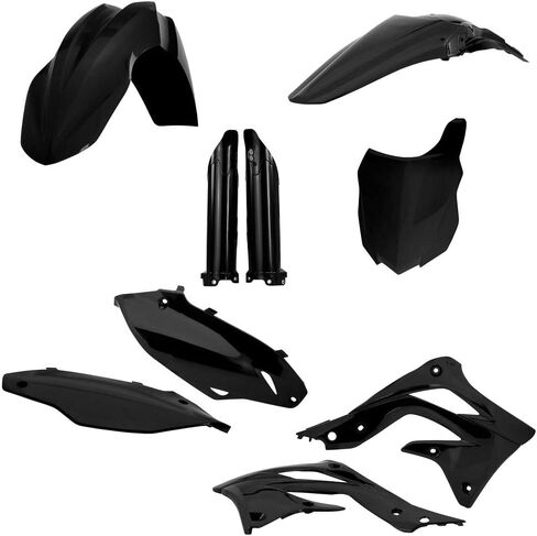 Acerbis Full Plastic Kit Black for Kawasaki KX450F 2013-2015 in Saudi Arabia