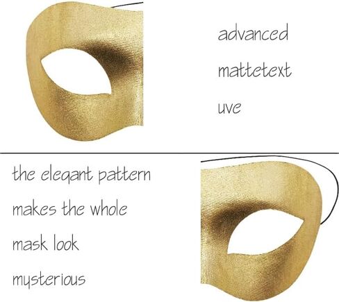 Masquerade Mask for Couple Men Venetian Mask for Halloween Lace Masque Costume Eyemask Party Prom Ball Mardi Gras in Kuwait