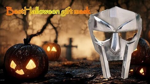 MF Doom Gladiator Metal Mask - Roman Gladiator Mask للرجال - ملحق أزياء الهالوين و Proplay cosplay القابلة للتحصيل in Kuwait