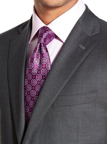 GN Luciano Men's Two Button 2 Piece Modern Fit Suit Ticket Pocket Jacket in Saudi Arabia