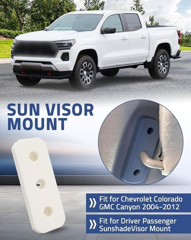 Sun Visor Mount Fits for Chevrolet Colorado GMC Canyon 2004-2011, Driver Passenger Sunshade Clip in Saudi Arabia
