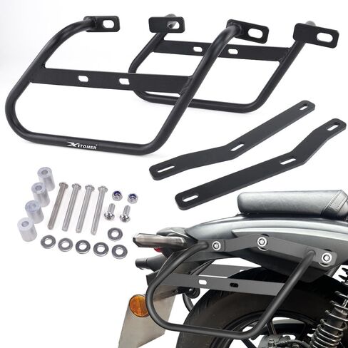 رف أمتعة Xitomer متوافق مع 2025 Eliminator 500 2024 Eliminator 450 Pannier Racks Motorcycle Saddlebag Support Carrier in Saudi Arabia