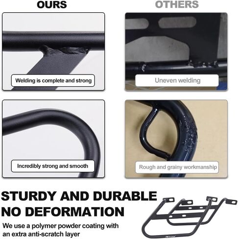 رف أمتعة Xitomer متوافق مع 2025 Eliminator 500 2024 Eliminator 450 Pannier Racks Motorcycle Saddlebag Support Carrier in Saudi Arabia