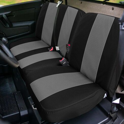 SAPUBK Custom-fit Front Seat Covers Replacement for John Deere XUV 835/865, Driver and Passenger Knitted Fabric Composite Soft Foam Lining Airmesh Breathable Seat Cover in Saudi Arabia