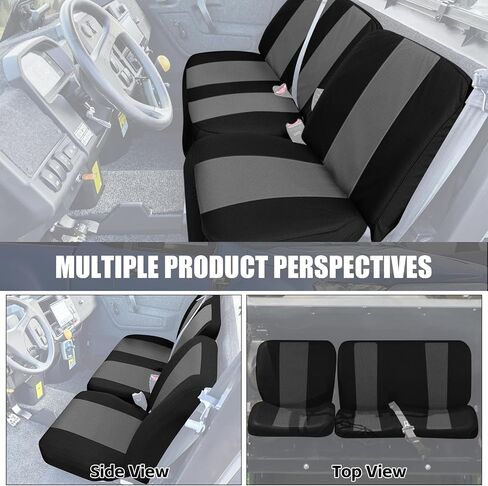 SAPUBK Custom-fit Front Seat Covers Replacement for John Deere XUV 835/865, Driver and Passenger Knitted Fabric Composite Soft Foam Lining Airmesh Breathable Seat Cover in Saudi Arabia