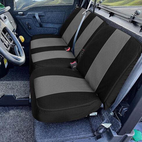 SAPUBK Custom-fit Front Seat Covers Replacement for John Deere XUV 835/865, Driver and Passenger Knitted Fabric Composite Soft Foam Lining Airmesh Breathable Seat Cover in Saudi Arabia