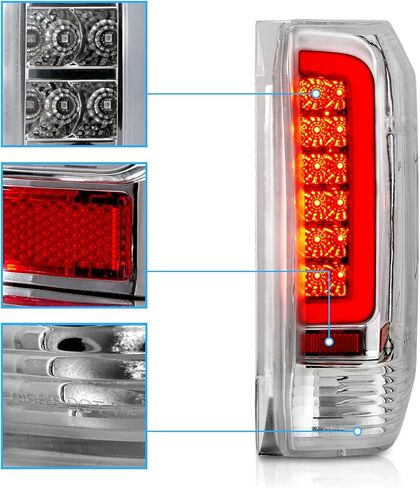 Amerilite for 1989-1996 Ford F150 Bronco F250 F350 Truck 3D C-Type Tube Bar Clear Replacement Light Light-Prastender and Driver Side in Saudi Arabia