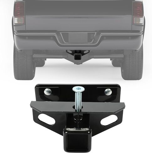 Kuafu Class 3 Trowing Trailer Hitch متوافق مع 2003-2023 Dodge RAM 1500 2500 3500 Classic الخلفي المتلقي القطر السحب كومبو مع مجموعة الغلاف - 2 بوصة in Saudi Arabia