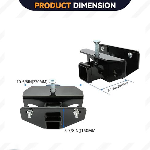 Kuafu Class 3 Trowing Trailer Hitch متوافق مع 2003-2023 Dodge RAM 1500 2500 3500 Classic الخلفي المتلقي القطر السحب كومبو مع مجموعة الغلاف - 2 بوصة in Saudi Arabia