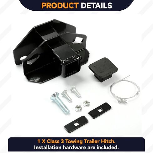 Kuafu Class 3 Trowing Trailer Hitch متوافق مع 2003-2023 Dodge RAM 1500 2500 3500 Classic الخلفي المتلقي القطر السحب كومبو مع مجموعة الغلاف - 2 بوصة in Saudi Arabia