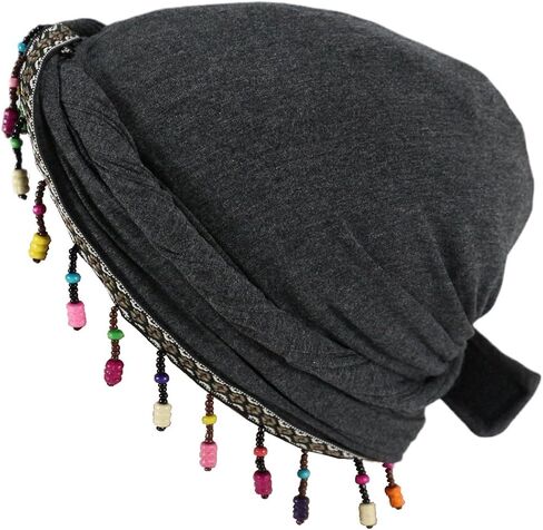 DouuYuhet Cotton Chemo Turban Headwear Soft Cancer Headwear Elastic Chemo Hats for Women with Hair Loss in Kuwait