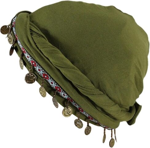DouuYuhet Cotton Chemo Turban Headwear Soft Cancer Headwear Elastic Chemo Hats for Women with Hair Loss in Kuwait
