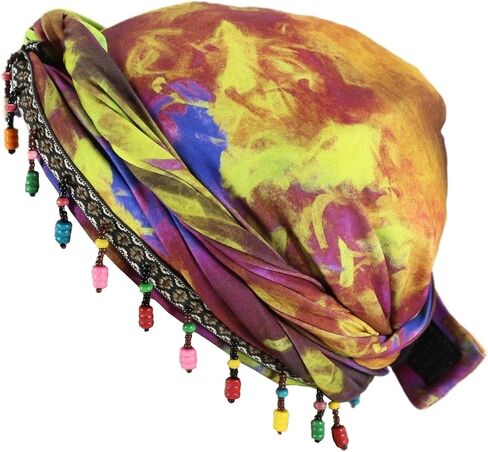 DouuYuhet Cotton Chemo Turban Headwear Soft Cancer Headwear Elastic Chemo Hats for Women with Hair Loss in Kuwait