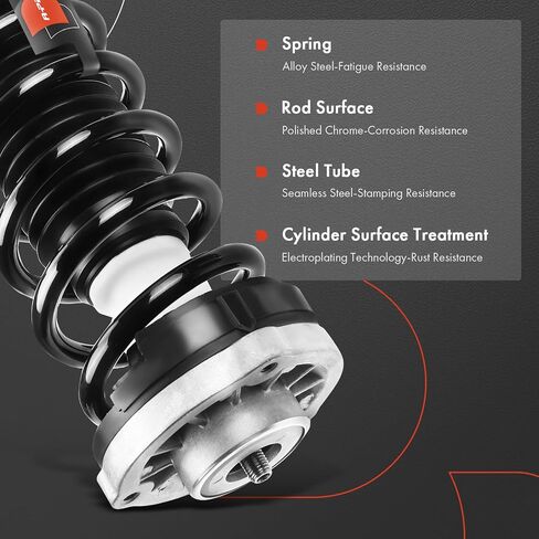 A-Premium Front Complete Strut & Coil Spring Assembly متوافق مع BMW 528i ، 535i ، 2011-2016 ، مجموعة 2-PC in Saudi Arabia