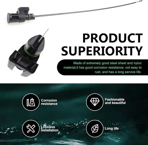Pack-1 Car Transmission Oil Dipstick, 31086-JA00A, Engine Automotive Transmission Dipstick, Compatible with Maxima Altima Rogue (Black) in Saudi Arabia