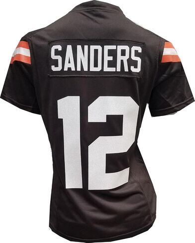 مخصصة للسيدات المخصصة لكرة القدم البنية البنية Sanders Glitter Flake Jersey حجم متوسطة in Saudi Arabia