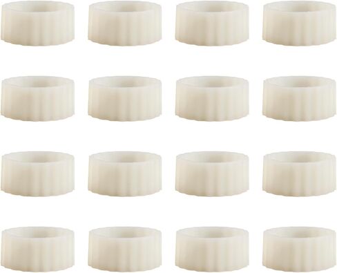 16pcs Rubber Candle Holder Rings, 7/8" OD 3/4" ID 3/8" H Taper Candle Sticks Grippers Washers for Fixing Upright Cone-Shaped Wax Halloween Wedding Communion in Saudi Arabia