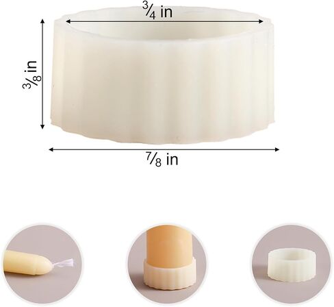 16pcs Rubber Candle Holder Rings, 7/8" OD 3/4" ID 3/8" H Taper Candle Sticks Grippers Washers for Fixing Upright Cone-Shaped Wax Halloween Wedding Communion in Saudi Arabia