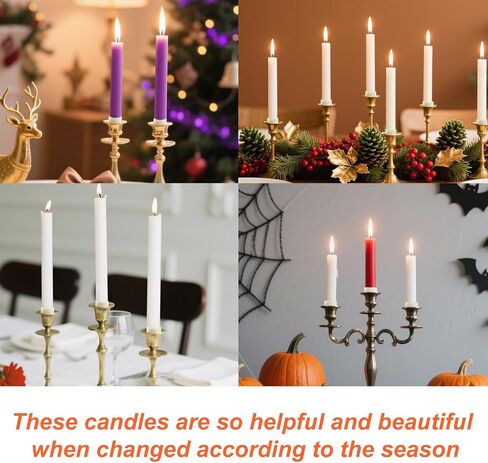16pcs Rubber Candle Holder Rings, 7/8" OD 3/4" ID 3/8" H Taper Candle Sticks Grippers Washers for Fixing Upright Cone-Shaped Wax Halloween Wedding Communion in Saudi Arabia