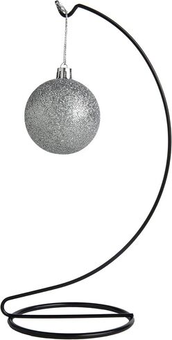 Creative Hobbies® 10 Inch Tall Gold Wire Ornament Display Hanger Stands for Displaying Ball Ornaments, Awards, Eggs Etc.- Pack of 3 Stands in Kuwait
