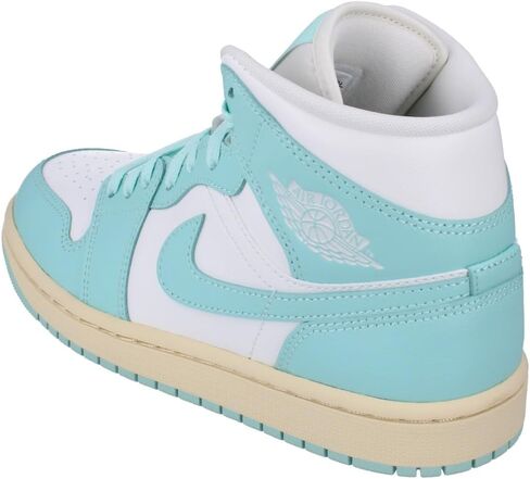 Jordan Women's 1 Mid Sail/Diffused Blue-Blue Grey (BQ6472 140) - 8 in Saudi Arabia